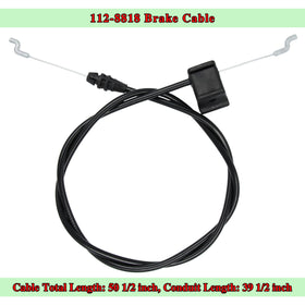 Wanotine 112-8818 brake cable for Recycler Toro models, easy replacement.