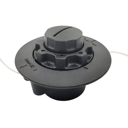 Wanotine C5-2 trimmer head front view on Stihl FS38 for quick replacement