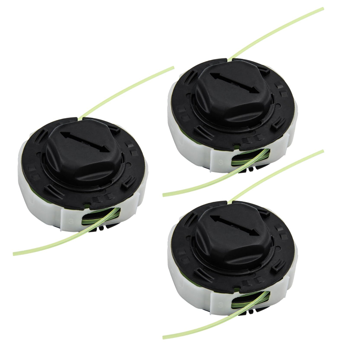 Wanotine FSA57 replacement spool 3-pack for quick line replacement