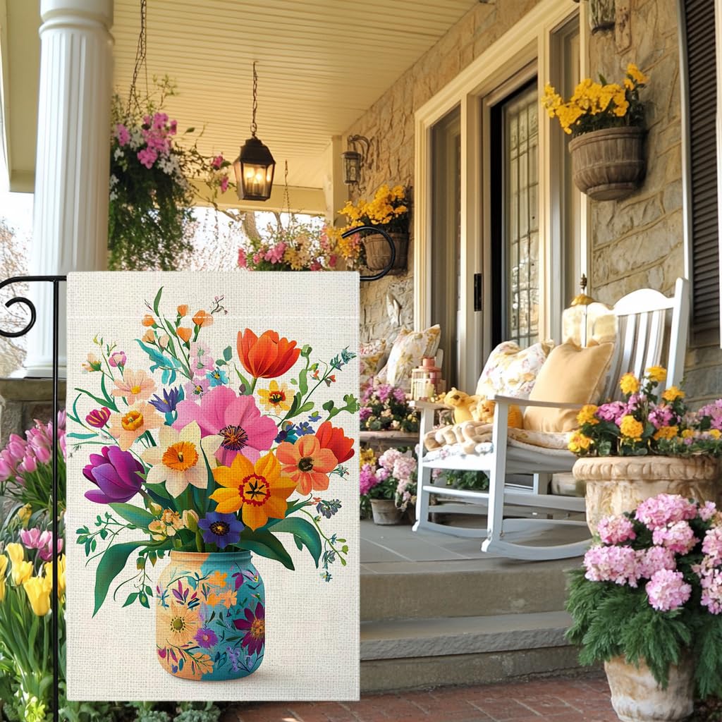 Wanpluml outdoor flag displayed on a stand for porch or patio