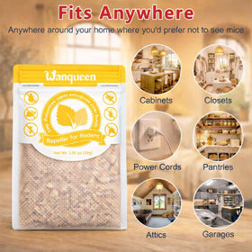 Wanqueen 80-120 sq ft coverage per pouch for flexible placement