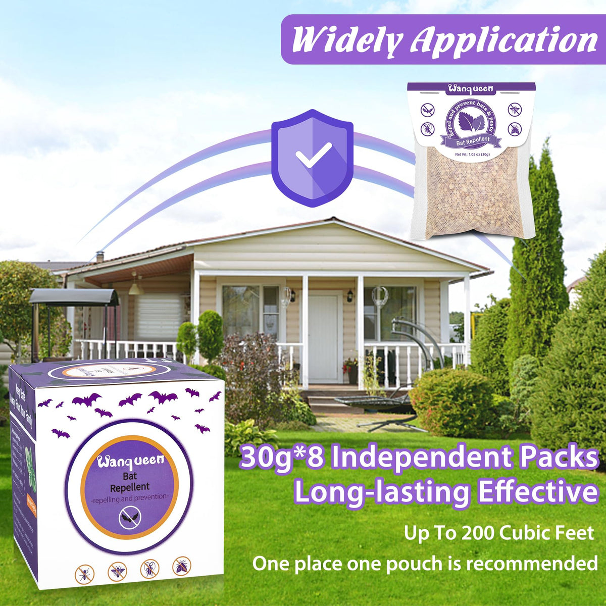 Wanqueen works in confined spaces with limited airflow for sustained protection.