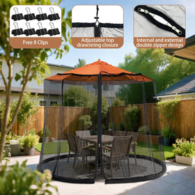 WANRU netting with zipper access keeps entry smooth during gatherings.