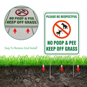 WANSMC please be respectful message on yard sign encourages mindful behavior