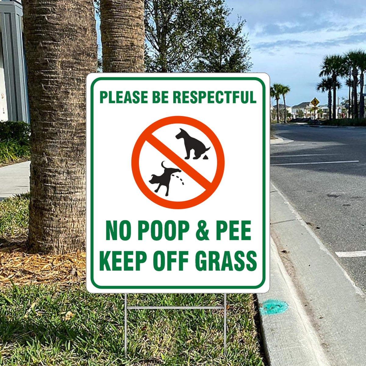 WANSMC UV protected outdoor sign resists color fading over time