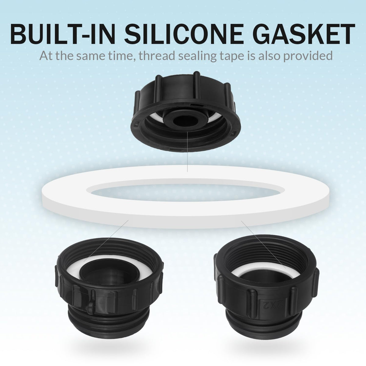 Wantmatch quick-connect hose compatibility for 12mm and 16mm hoses