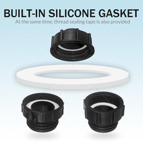 Wantmatch gasket and tape visual helps prevent leaks during use.