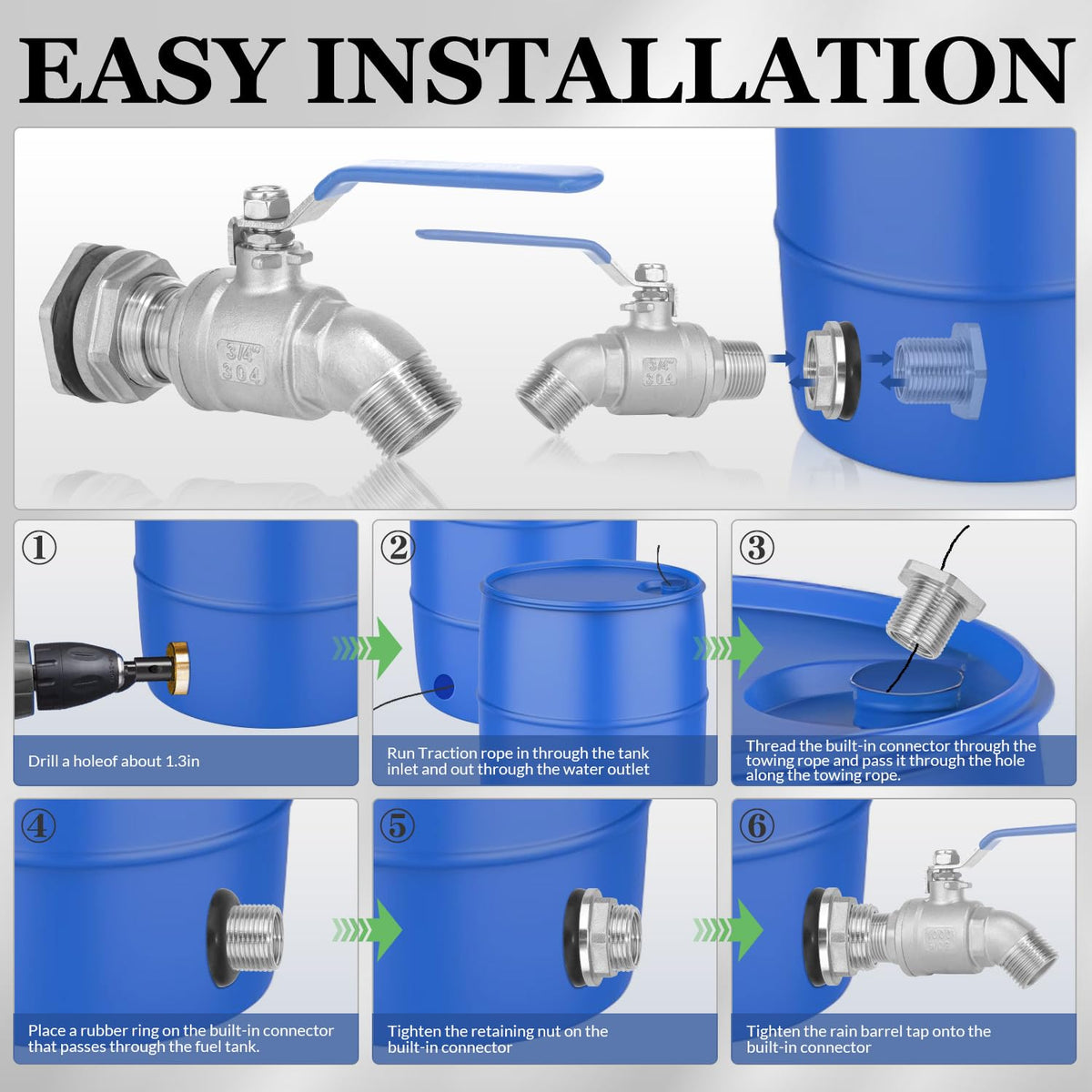 Wantmatch thread sealing tape prevents leaks in outdoor plumbing