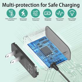 WAPUUPOL STIHL HSA45 charger back view suitable for wall mounting