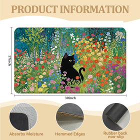 WARDOS Cat floral design close-up shows vibrant colors welcoming entryways