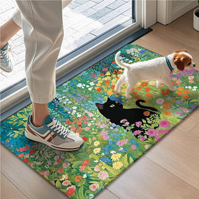 WARDOS Welcome mat at front door enhances curb appeal and practicality