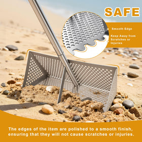 WARELOOR Sea Flea Rake large 16-inch basket increases catch capacity