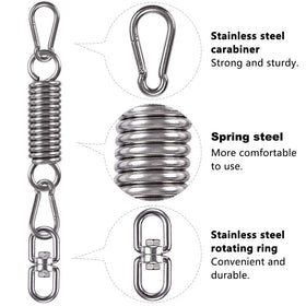WAREMAID swivel hook showing 360-degree rotation for tangle-free motion