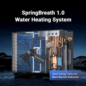WARMBLU H18 titanium heat exchanger delivers durable, corrosion-resistant heating.