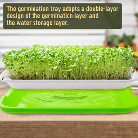 WarmFarm BPA-free nursery tray safely houses seeds for kids' learning projects