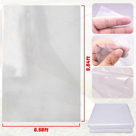Warmfarm durable tear-resistant greenhouse film protects crops from weather and wind.