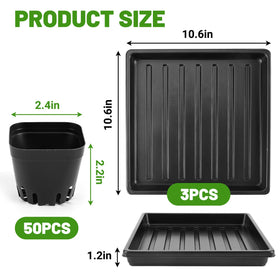 Warmfarm extra nursery pots as spare parts for quick replacements and future projects.