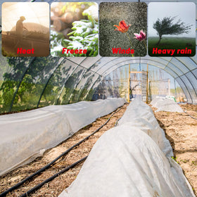 Warmfarm multipurpose protective cover for garden and landscape projects.