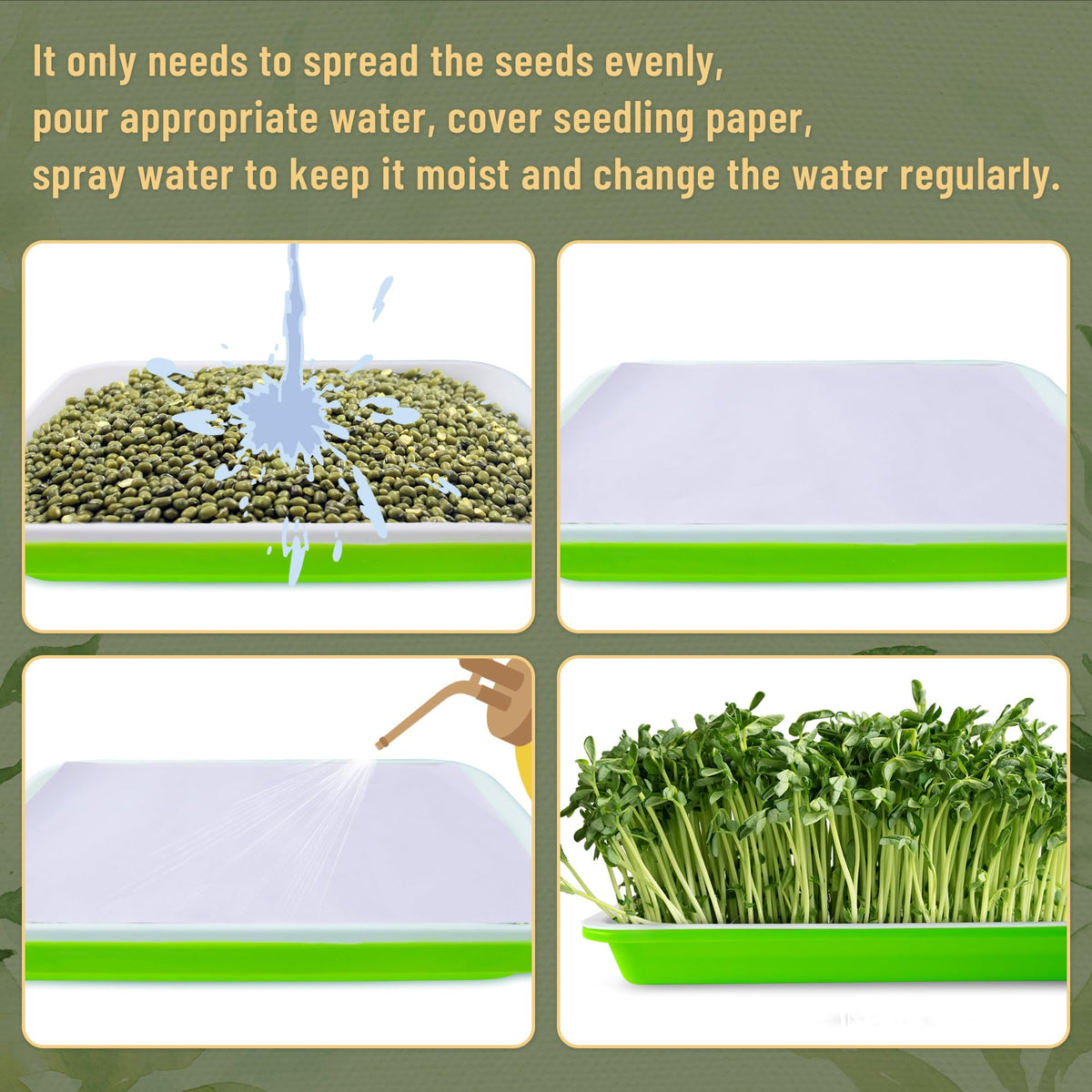 WarmFarm versatile feed tray promotes green feed quality for small farms