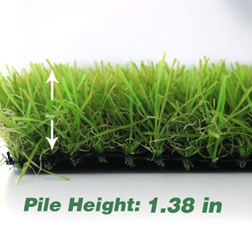 WarmShe WS artificial grass turf 5x8ft with 4-tone color for realistic shading.