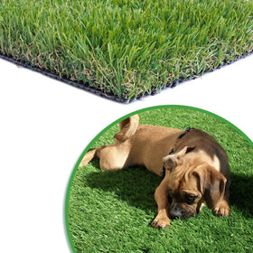 WarmShe WS artificial grass turf close-up shows dense blades for a natural-looking lawn.
