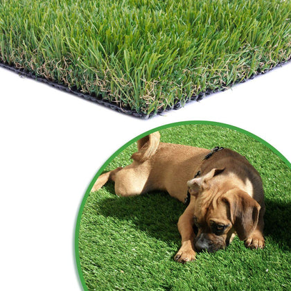 WarmShe WS artificial grass turf close-up shows dense blades for a natural-looking lawn.