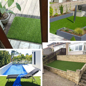 WarmShe WS synthetic lawn suits indoor balconies and outdoor patios.