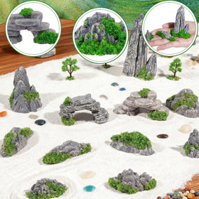 Warmtree fake rock scenery accessory provides versatile decorating options.