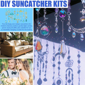 WASTROYAL suncatcher chains and hooks for easy hanging decor