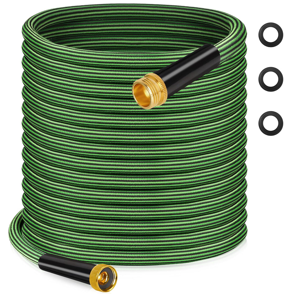 Watato Garden Hose 50ft non-expandable delivers steady water flow for garden watering.