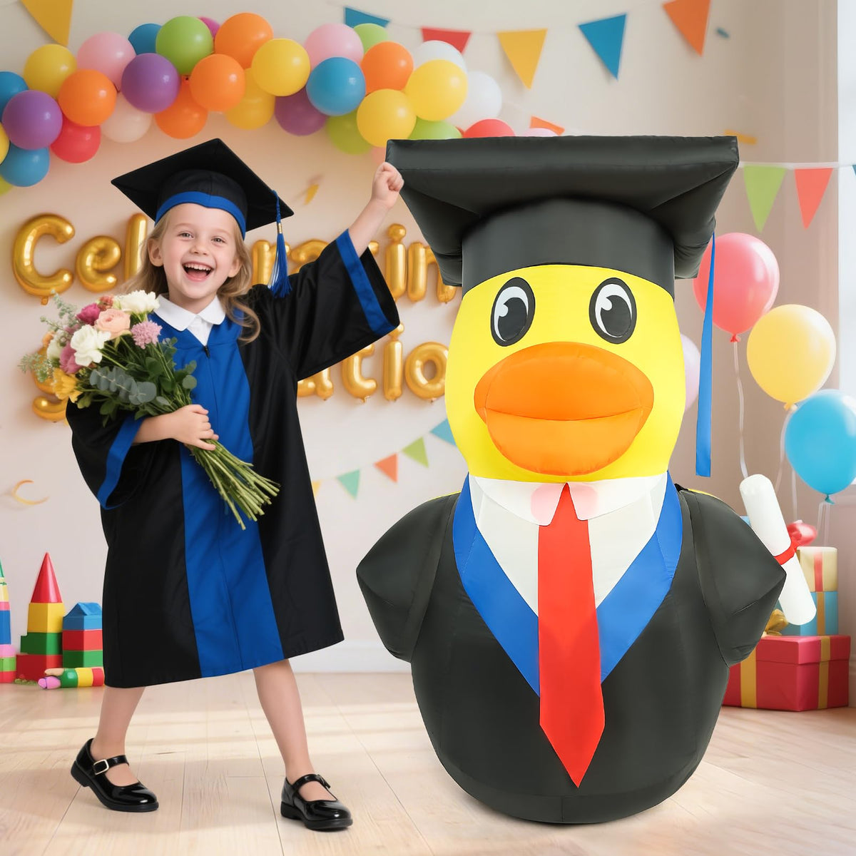 Watato LED graduation duck yard sign brightening school or home celebrations.