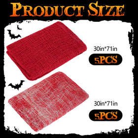 Watayo creepy gauze windows add movement and suspense to haunted house scenes.
