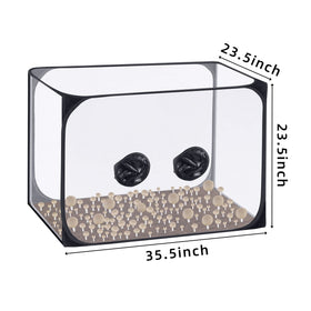 Watayo mushroom still air box pop-up assembly demonstrates quick setup without tools.