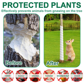 Watayo wide-application tree wrap protects saplings from mowers and animals