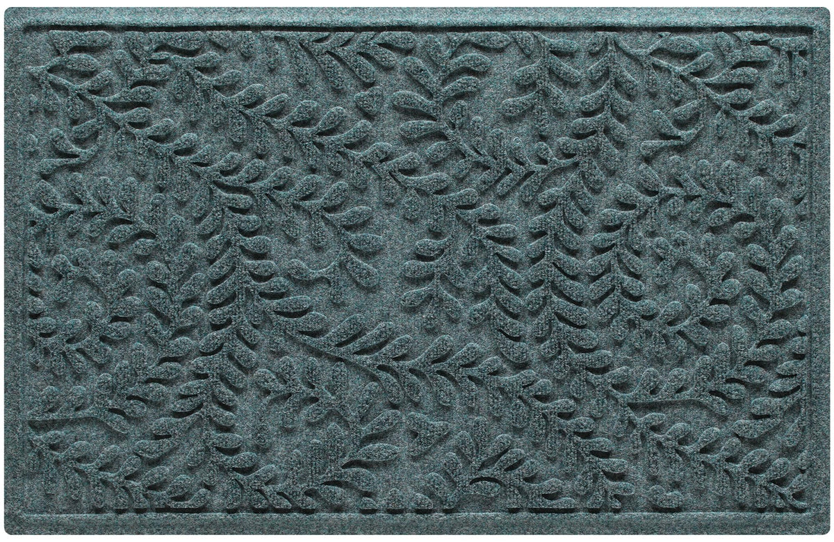 WaterHog Boxwood front door mat with absorbent design traps moisture at entry