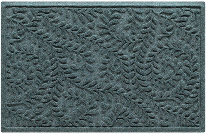 WaterHog Boxwood front door mat with absorbent design traps moisture at entry