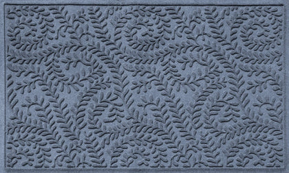 WaterHog Boxwood mat with ridge design traps dirt and moisture at the entryway.