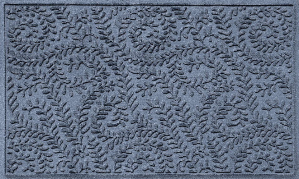 WaterHog Boxwood mat with ridge design traps dirt and moisture at the entryway.