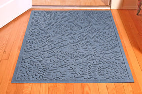 WaterHog Boxwood mat traps up to a gallon of water per square yard.
