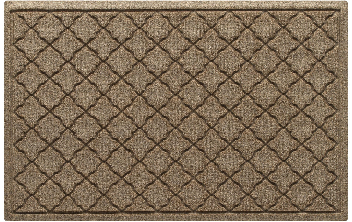 WaterHog Cordova absorbent front door mat captures moisture at entry.