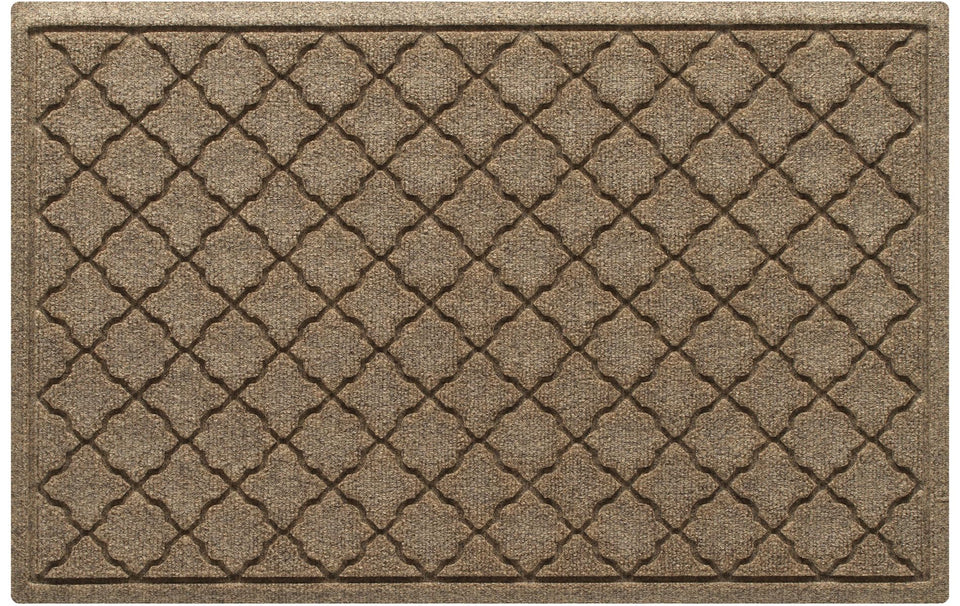 WaterHog Cordova absorbent front door mat captures moisture at entry.