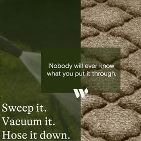 WaterHog Cordova made-in-USA mat built to last with durable materials.