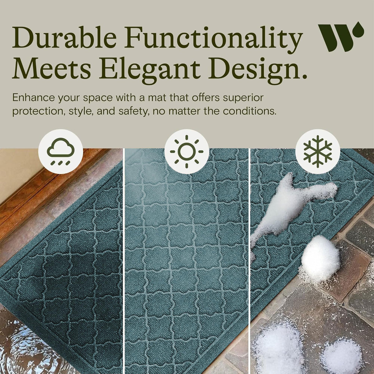 WaterHog Cordova USA-made details emphasize quality craftsmanship and domestic manufacturing.
