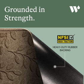 WaterHog non-slip bottom camel mat suitable for high-traffic entrances