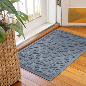 WaterHog Phoenix Bluestone entryway-mat 2x3 keeps floors cleaner after rain