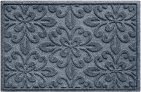 WaterHog Phoenix Bluestone front-door-mat 2x3 traps dirt and moisture at the entry