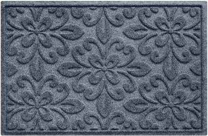 WaterHog Phoenix Bluestone front-door-mat 2x3 traps dirt and moisture at the entry