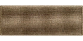 WaterHog Squares front door mat: absorbent ridged design traps moisture and dirt.