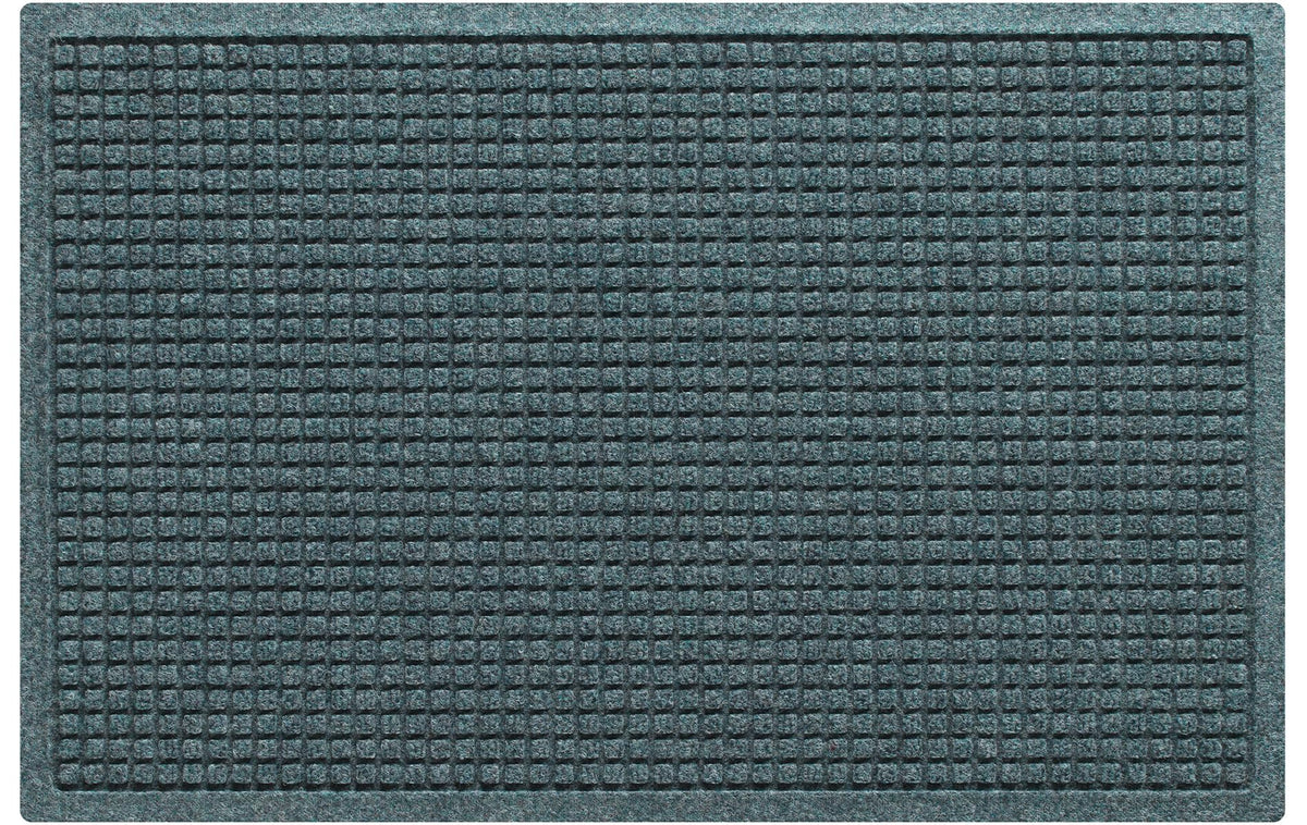 WaterHog Squares front door mat absorbs moisture to help keep floors clean.