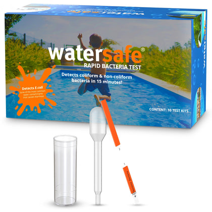 Watersafe pool-spa rapid test pack of 10 enabling quick, on-site checks